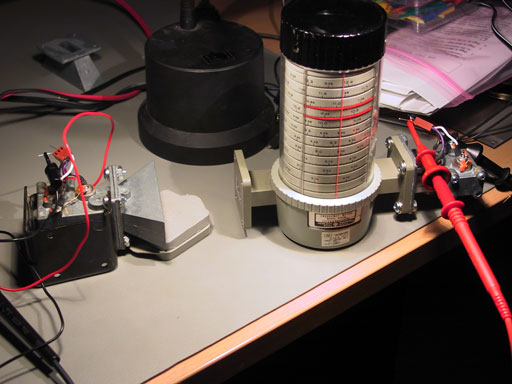 A Gunnplexer module and a wavemeter